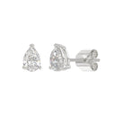 14K White Gold, angled view