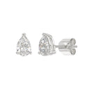 14K White Gold, angled view