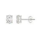 14K White Gold, flat view