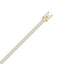 14K Yellow Gold, flat view