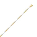 14K Yellow Gold, flat view