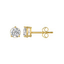 14K Yellow Gold, flat view