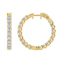 14K Yellow Gold, flat view