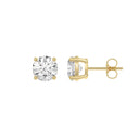 14K Yellow Gold, flat view