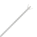 14K White Gold, flat view