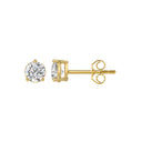 14K Yellow Gold, flat view