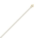 14K Yellow Gold, flat view