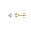 14K Yellow Gold, flat view