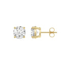 14K Yellow Gold, flat view